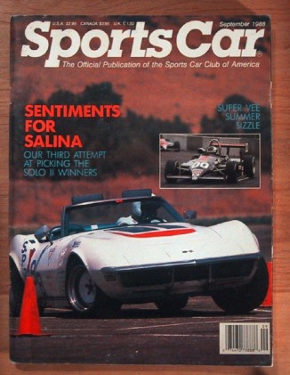 SPORTS CAR 1988 SEPT - DOBSON & ATCHINSON AT INDY